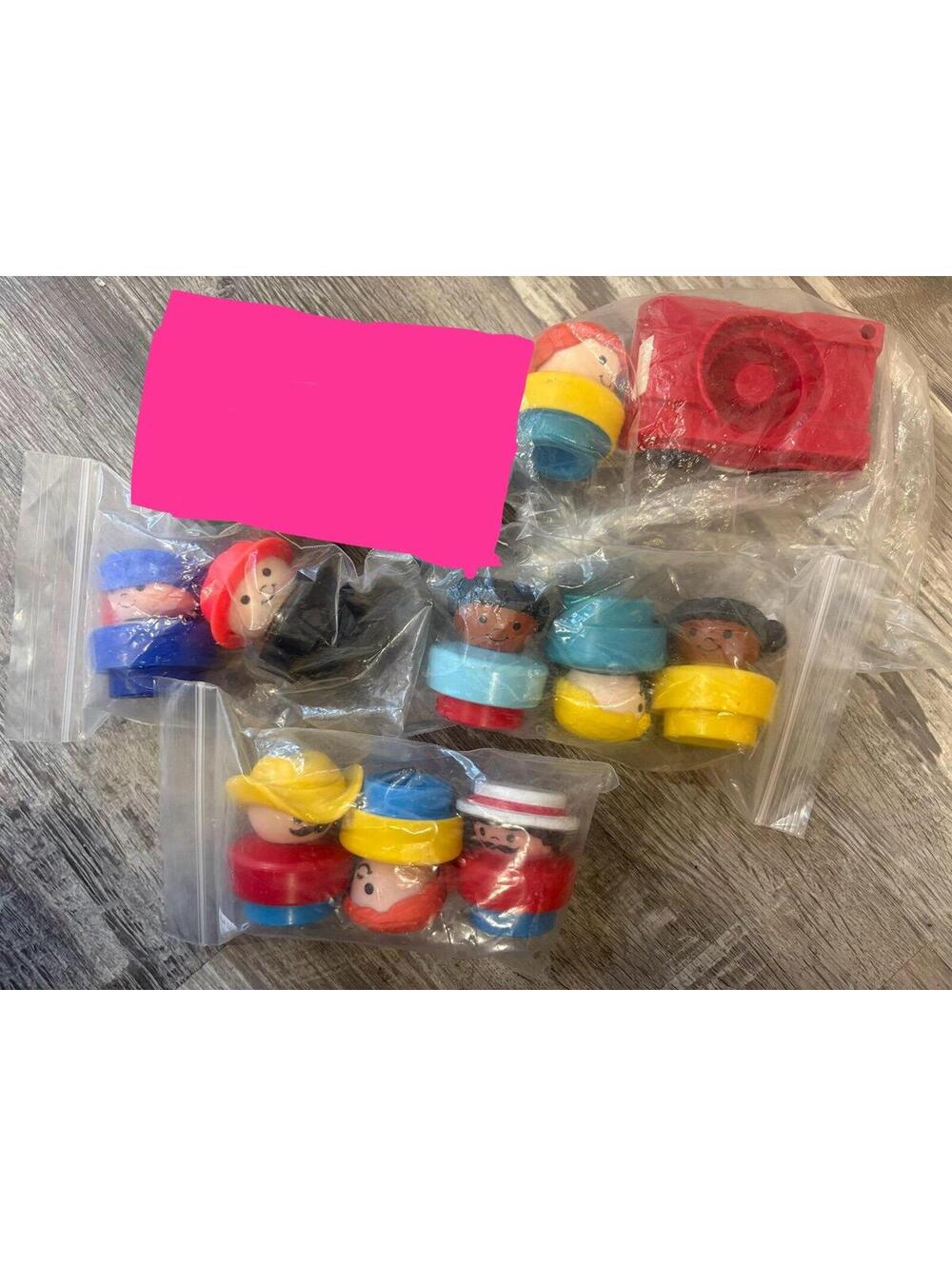 Vintage fisher price little people figure lot